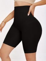 High-Waist Tummy Control Shapewear Shorts For Women - Seamless, Anti-Slip Safety Underwear With High Support, No-See-Through Design, And Smooth Texture For A Flattering Look, Everyday Underwear | Seamless Shapewear | Glossy Finish Shorts, High Waist Tummy Control Shapewear