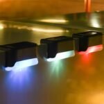 4/12Pcs Solar Stair Lights Outdoor Wall Lights, Outdoor Automatic Sensor Switch For Steps, Decks, Paths, Yards, Fences, Railings, Multiple Scenes Solar Deck Lights Solar Stair Lights - Image 4