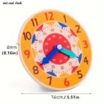 Not Real Clock, Wooden Educational Clock Toy, Student Timepiece Model, Digital Clock Toy, Children'S Learning Time Toy - Image 2