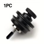 1Pc Heavy Duty Guitar Strap Lock With Secure Button Locking Mechanism - Anti-Slip Straplock For Electric, Acoustic, Bass, Ukulele - Compatible With Guitar/Bass/Ukulele Straps - Durable Metal Construction (Black/, Ideal For Live Performances & Practice Sessions) - Musician Accessory, Instrument Safety, Sleek Design, Reliable Fastening, Antislip Grip, Bass Players - Image 9