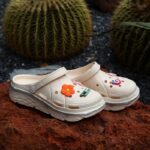 Women'S Lightweight Pink With Floral & Bow Charms - Sweet Style, Breathable Eva Material, Comfortable All-Season Footwear - Image 5