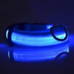 Pet Dogs Adjustable Luminous Collar For Night Safety - Striped Glow-In-The-Dark Collar For Night Walking - Image 3