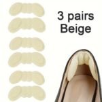 3 Pairs Heel Scuff Pads 003 Heel Pads For Women High Heels, Clear Pads, Adhesive Heel Pads - Image 5