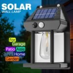 1Pc Macrocosm Solar Wall Lamp With Motion Sensor & Auto On/Off, 3 Modes, Waterproof Outdoor Garden Light, Matte Black Finish, Semi-Flush Mount For Patio, Villa, Courtyard - Durable Plastic, Solar-Powered, Solar Outdoor Lights, Patio Illumination, Sleek Design, Durable Plastic Lamp, Solar Light Outdoor Large, Solar Light For Outside, Solar Outdoor Light, Solar Motion Sensor, Solar Exterior Lamp, Wall Lamp Led, Entrance Solar Light, Solar Light For Exterior, Motion Sensor Solar Light