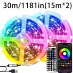 Smart Bedroom Led Lights, Rgb Music Sync Bar Lights With 44-Key Remote Control + App Control, Multiple Modes, Dimming, Flashing, Suitable For Bedroom, Living Room, Halloween, Christmas Gifts, Holiday Parties, And Wedding Decorations - Image 13