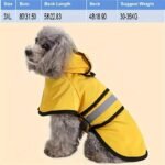 Pet Raincoat, Adjustable Dog Raincoat, Thin And Suitable For All Seasons, With Excellent Waterproof Performance. Available In 3 Colors: Yellow, Blue And Red. Complete Sizes: Xs, S, M, L, Xl, 2Xl, 3Xl, 4Xl. Suitable For All Dog Breeds. - Image 25