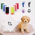 1Pc Pet Paw Print Memorial Gift, Touchless Ink Pad For Safe Footprint, Handprint, And Pet Print Stamping, Black Ink Color - Image 8