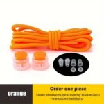 1 Pair Of Stretchy Spandex Elastic Shoelaces For Sneakers - No-Tie, Fit, 100Cm Long, Durable & Comfortable, Ideal For Sports Shoes With Pink Accents - Image 23