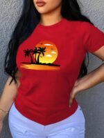 S274 Personalized Printed Casual Short-Sleeved Shirt - Image 8