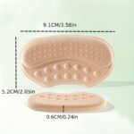 1Pair Heel Sticker Anti-Drop Heel High Heel Shoes Heel Anti-Wear Foot Sticker Shoes Big Change Small Artifact, Loafer Shoes Half Size Pad, Change One Size Change Half Size Length 3.58In/9.09Cm Width 2.05In/5.21Cm - Image 5