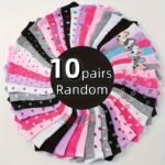 10 Pairs/20 Pairs/30 Pairs Floral Print Striped Polka Dot Valentine'S Day Socks - Image 6