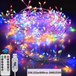 1Pc Usb-Powered Fairy Led String Lights With Remote - 8 Lighting Modes, Timer, Warm White & Multicolor Options - Perfect For Christmas Tree, Bedroom, Ceiling, Garland, Window, Wedding Decorations, Indoor/Outdoor Use - Image 13