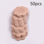50Pcs Disposable Nipple Stickers, Self-Adhesive Breathable Seamless Invisible Bra, Underwear Accessories And Underwear Accessories, Women'S Fitting Bra Liners - Nipple Stickers Prevent Exposure, Perfect Match For Fashion And Swimwear, Wedding Photography Supplies