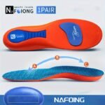 1Pair/2Pcs Tpu New Sports Elasticity Insoles For Shoes Sole, Shock Absorption Breathable Running Insoles For Feet, Insoles Yellow & Blue - Image 5