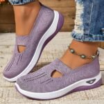 Women'S Slip-On Casual Sneakers - Breathable Fabric Upper & Eva Cushioned Sole, Low-Top Comfortable Walking Shoes For All-Season Wear, Multi-Color Options, Ladies Sneakers - Image 21