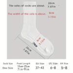5 Pairs Men'S Mid-Calf Basketball Socks - Breathable Thick Towel Bottom, All-Season Moisture-Wicking Athletic Socks For Sports & Fitness, Usa Sizes 6-9, White, Sports Socks, Sports Footwear, Sleek Sock Design, Durable Sock Material, Workout Essentials, Sporty Look, Moisturewicking Fabric, Active Lifestyle - Image 12