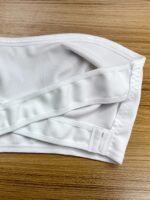 Plus Size Strapless Elegant Invisible Bra With Back Cross Straps - Breathable Comfort No Underwire & No Padding, Machine Washable Solid Color For Everyday & Formal Wear - Women'S Fashion Single Piece, Strapless Bra, Versatile Lingerie, Stylish Lingerie, Comfortable Fit, Stylish Women - Image 9
