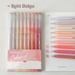 1Pc, 9Pcs Set Of Morandi Retro Color Palette Handwriting Pens, Multi-Color Painting And Doodling Pens, Stackable Color Ink Refills, Neutral Pens - Image 13