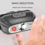 Powerful Headlamp Led Sensor Strong Light Headlamp Mini Usb Rechargeable Flashlight Head Light Portable Camping Search Light - Image 5