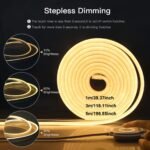 Flexible Led Neon Strip Light, 1M/3M/5M, Usb Powered, Touch Control, Portable Corner Lamp For Home Decor, Reading, Mirror, Tv Background, Halloween, Christmas, Birthday Party Atmosphere Lighting - Image 2