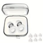 1 Pair Reusable Silicone Ear Plugs With Storage Case - Comfortable For Concerts, Sleep, Focus, And Travel - Image 24