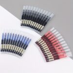 30Pcs/10Pcs Direct Liquid Quick Drying Ballpoint Pen, 0.5Mm Black, Blue, Red. Brush Questions To Write Homework Gel Pen, School Office Writing Stationery Gel Pen, A Good Pen To Write - Image 14