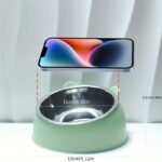 Cat Bowl 15 Degrees Raised Stainless Steel Cat Feeder Bowl With Non Slip Base, 100Ml Cat Food Water Feeder Tilted Pet Bowl For Neck Protection - Image 11