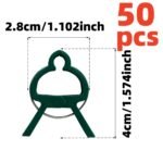 50/30/10Pcs Adjustable Plant Clips - Reusable Garden Support For Flowers, Vines, Vegetables & Tomatoes - Durable Plastic, Essential Gardening Tools - Image 7