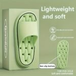Women'S Eva Slippers, Lightweight, Soft, Non-Slip Sole, Solid Color, Quick-Drying, Comfortable, With Hand Washable For Home And Bathroom Use, All-Season Slip-On Slides - Image 7