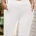 Women'S High-Waisted Yoga Shorts - Quick-Dry, Compression Running Shorts With Elastic Waistband & Drawstring, Breathable Stretch Fabric, White, Workout Shorts