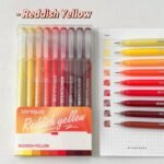 1Pc, 9Pcs Set Of Morandi Retro Color Palette Handwriting Pens, Multi-Color Painting And Doodling Pens, Stackable Color Ink Refills, Neutral Pens - Image 18