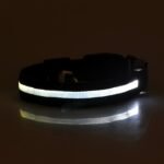 Pet Dogs Adjustable Luminous Collar For Night Safety - Striped Glow-In-The-Dark Collar For Night Walking - Image 10