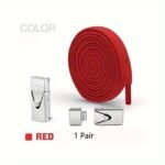 1 Pair Of 8Mm Wide Elastic Flat Straps With Metal Press Switch Buckle, Free Binding And Tying, Lazyman'S Shoelaces - Image 10