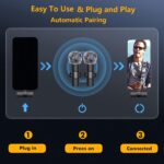 Professional Wireless Lavalier Microphone For Smartphones, Tablets, Cameras, Wireless Omnidirectional Recording Microphone For Video Interviews, Podcasts And Vlogs - Image 4