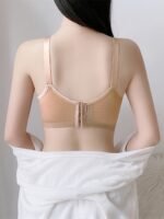 Rhinestone Decor Jacquard Lace Wireless Anti Sagging Bra, Elegant Adjustable Straps Push Up Breathable Bra, Women'S Lingerie & Underwear - Image 7