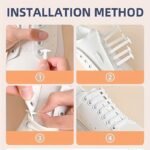 16Pcs Easy-Install No-Tie Silicone Elastic Shoelaces - Waterproof, Stain-Resistant Elastic Laces For Sneakers & Boots - Image 8