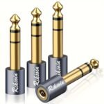 Audio Adapter 6.35Mm (1/4 ") Male To 3.5Mm (1/8") Female Stereo Headphone Adapter {Fully Plated, High Fidelity Sound Quality}, Suitable For Guitar, Digital Piano, Microphone, Speaker, Amplifier Adapter - Image 17