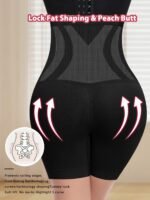 1Pc Women'S High-Waist Breathable Comfort Shapewear Boxer Briefs - Seamless, Butt-Lifting, S-Xxl Size, Elegant Solid Color Underwear For Everyday & Special Occasions, High Waisted Boxer Shorts, Butt Lifting Underwear, Minimalist Underwear, Comfortable Fit - Image 10
