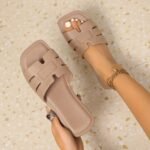 New Women'S Fashionable Solid Color Eva Rubber Plastic Integrated Flat Bottom Casual Slippers, Elegant And Comfortable, Light And Soft For All Seasons, Suitable For Daily Life, Work Or Beach Vacation Etc - Image 8
