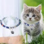 Nylon Pet Necklace With Colorful Paw Print Pendant - Adjustable Cat And Small Dog Collar With Ethnic Design - Durable And Stylish Pet Accessory - Image 3