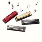 1Pc 10 Holes Harmonica Mouth Organ Durable, Puzzle Musical Instrument Teaching, Aids For Beginner Learning, Gifts For Friends
