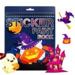 1Pc Halloween Christmas Thanksgiving Decor Stickers Book Crafts, Stickers Paint Books For Birthday Party Favor Gift, Road Plane Travel Toy Activity Books - Image 19