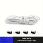 1 Pair Spandex Elastic Semicircle Shoelaces, No-Tie Quick Laces For Sneakers And Shoes - Image 13