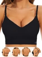 Seamless Backless T-Shirt Bra For Women - Sexy, Wireless With Removable Pads, Nylon & Elastane Blend, Hand Washable - Image 2