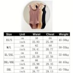 1Pc Large Size Tummy Control Body Shapewear Bodysuit Waist Trainer Women'S Corset Seamless Abdomen Pant Crotch Buckle Underwear - Image 11