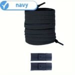 1 Pair Easy-Install Elastic No-Tie Shoelaces With Secure Press Buckle - Lightweight, Durable Polyester In Orange For Sneakers, Hiking & Casual Shoes - Handwashable/Dry Cleanable, Leisure Style - Image 13