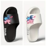Disney Stitch & Angel Women'S Eva Slippers - Soft Cushioned Thick Sole Summer Sandals With Cute Cartoon Design, Durable Eva Material, Hand Washable For Home, Beach, Casual Wear (Unisex Couples Slippers) - Image 6