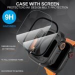 For Apple Watch Series 9/8/7/6/5/4/Series Se 2 45Mm 41Mm 44Mm Screen Protector Case,  Looks Like Ultra Protector Case  Front And Rear Cover Protector Case For Iwatch 45Mm (Titanium For Iwatch 45Mm), Smartwatch Protection, Screen Guard, Minimalist Case, Sleek Design, Durable Case, Premium Material, Protective Cover, Smartwatch Accessory, Active Lifestyle, Tech Enthusiasts, Outdoor Activities, Highquality Protection, Titanium Feature, Protector To Protect The Key Source Both The Frame - Image 4