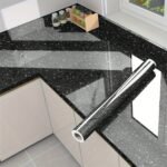 1 Roll Self-Adhesive Marble Texture Kitchen & Bathroom Wallpaper - Removable Peel & Stick Film With White/Gray/Black Marble Pattern, Glossy Finish, Easy Application For Countertops, Walls, Sinks, Shower Doors - Durable Surface Protector, Scratch &, Easy Clean, Peelable Film, Textured Surface, Seamless Matching, Suitable For Cabinets & Desks, Modern Marble Design - Image 35