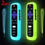 1Pc/2Pcs/3Pcs Glow-In-The-Dark Silicone Remote Cover With Lanyard For Roku Tv Remote Control - Universal Silicone Sleeve Case For Tcl Hisense, Roku Tv Streaming Stick, 4K+/ 4K Voice Remote - Image 9
